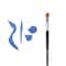 12 Pack: Princeton™ Aqua Elite™ Short Handle Angular Shader Brush, 1/2"